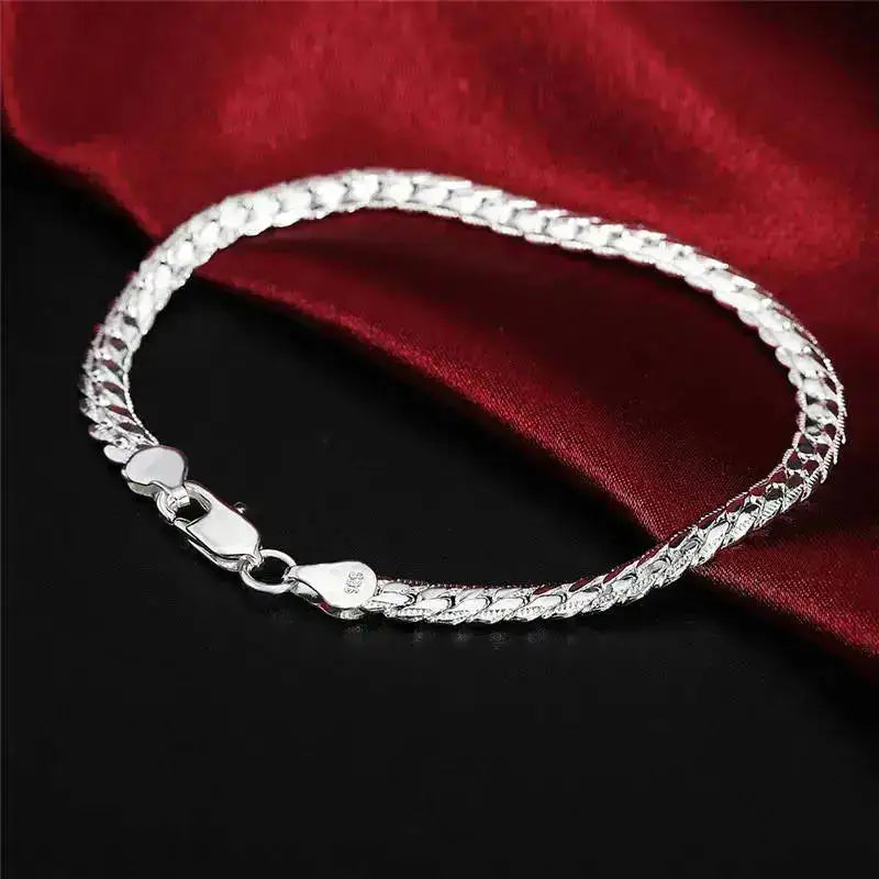 18K Gold/925 Sterling Silver Chain For Men and Women