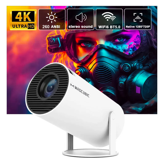 Transpeed 4K Wifi 6 Projector HY300 Pro