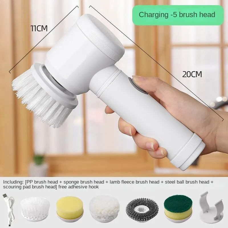 Multi-functional Wireless Handheld Power Scrubber